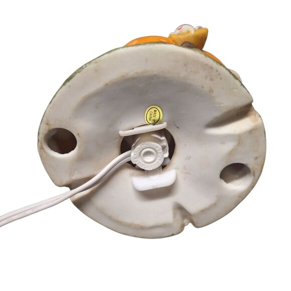 Goblin Manor Halloween Light Up Ceramic Jack-O-Lantern Pumpkin Ghost Witch Works - Picture 8 of 10